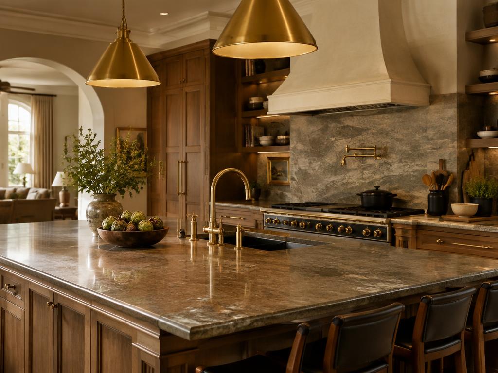 Kitchen of the Hillside Residence